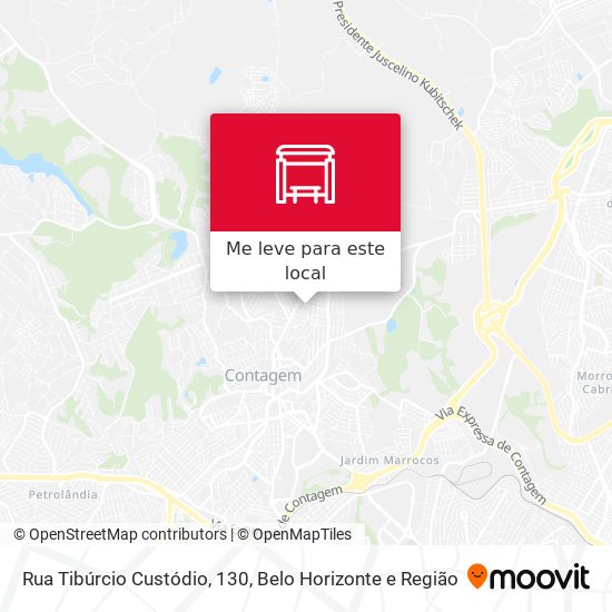 Rua Tibúrcio Custódio, 130 mapa