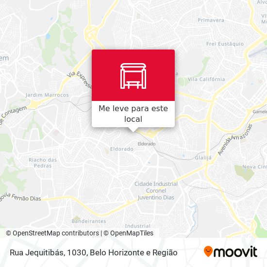 Rua Jequitibás, 1030 mapa