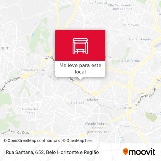 Rua Santana, 652 mapa