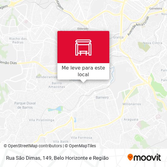 Rua São Dimas, 149 mapa