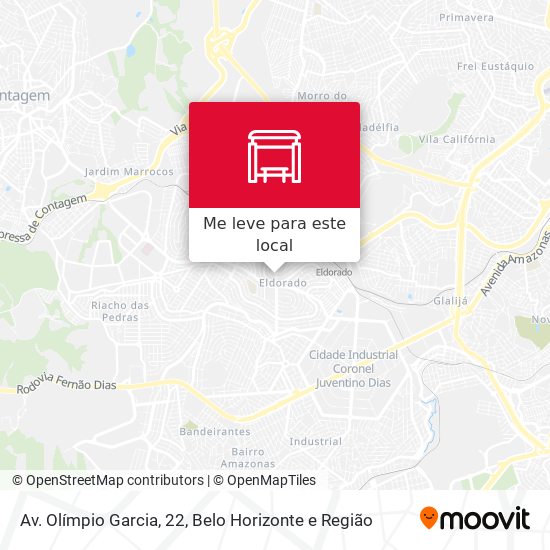 Av. Olímpio Garcia, 22 mapa