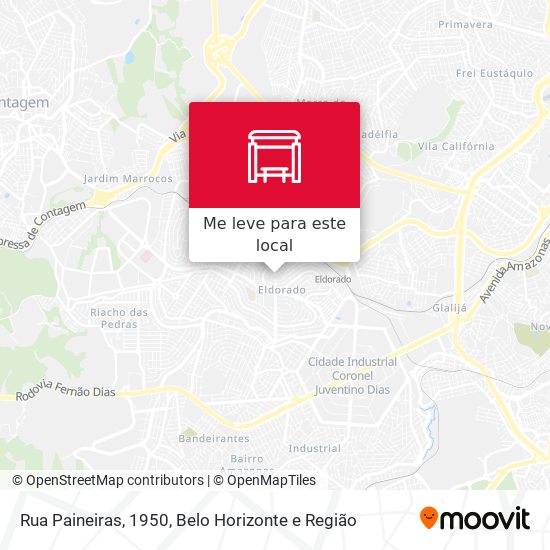 Rua Paineiras, 1950 mapa