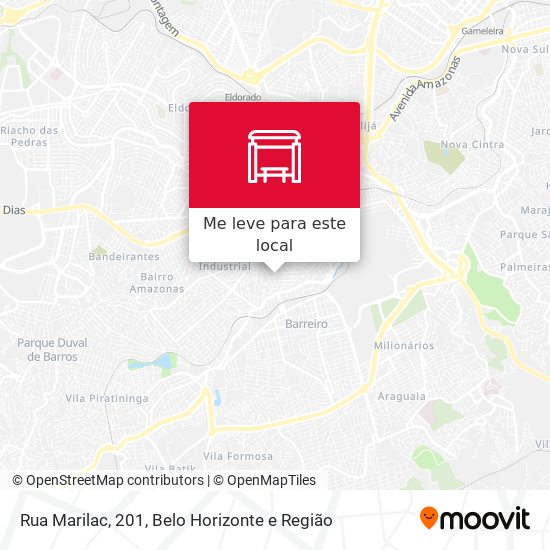 Rua Marilac, 201 mapa