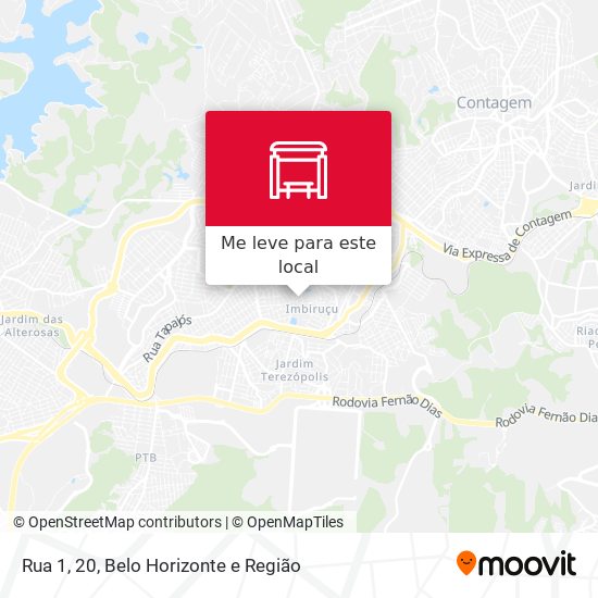 Rua 1, 20 mapa