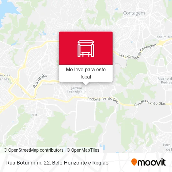 Rua Botumirim, 22 mapa