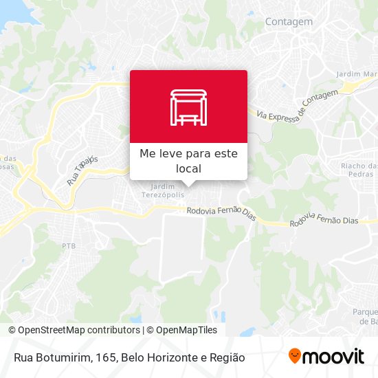 Rua Botumirim, 165 mapa