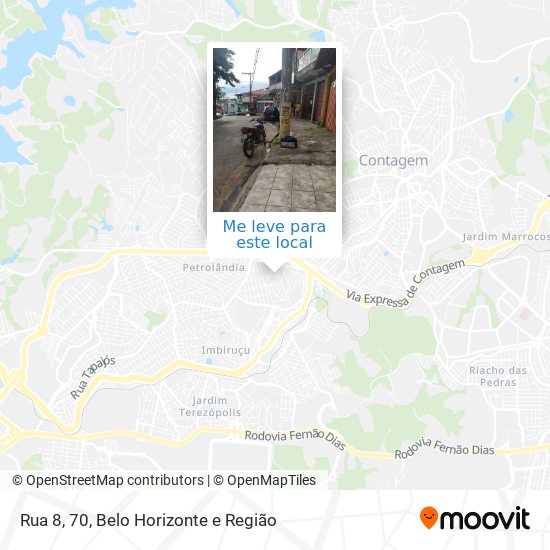 Rua 8, 70 mapa