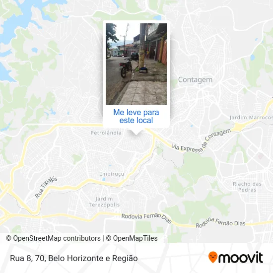 Rua 8, 70 mapa