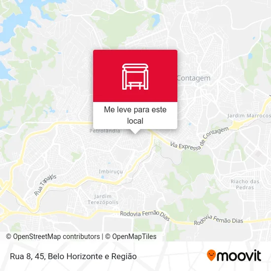 Rua 8, 45 mapa
