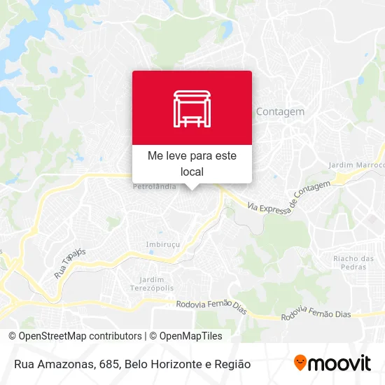 Rua Amazonas, 685 mapa