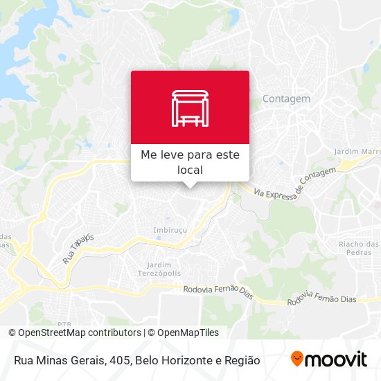 Rua Minas Gerais, 405 mapa