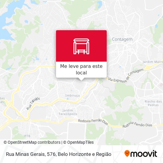 Rua Minas Gerais, 576 mapa