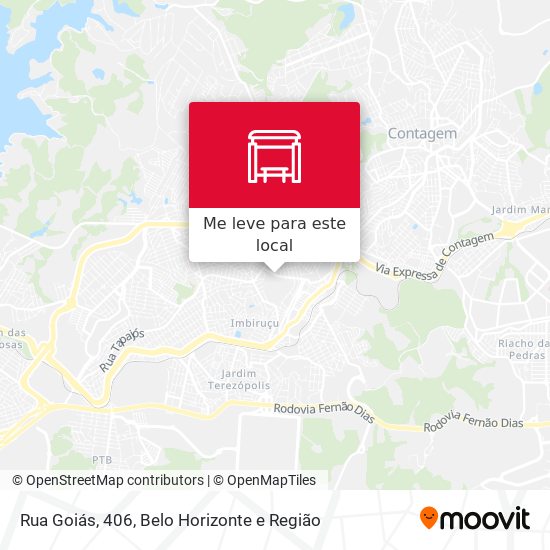 Rua Goiás, 406 mapa