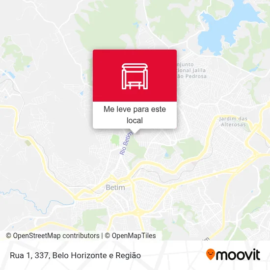Rua 1, 337 mapa
