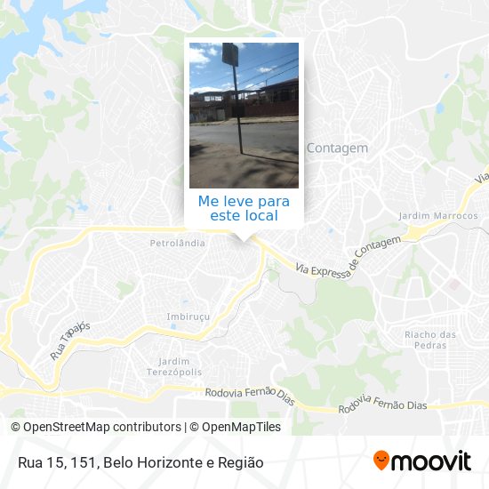 Rua 15, 151 mapa
