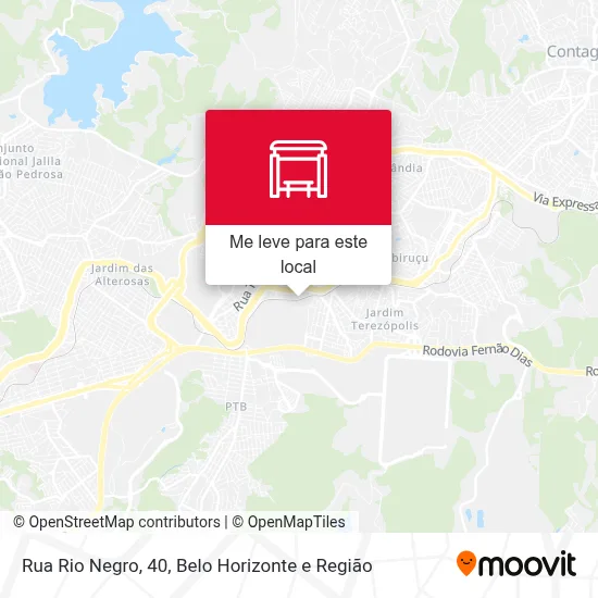 Rua Rio Negro, 40 mapa