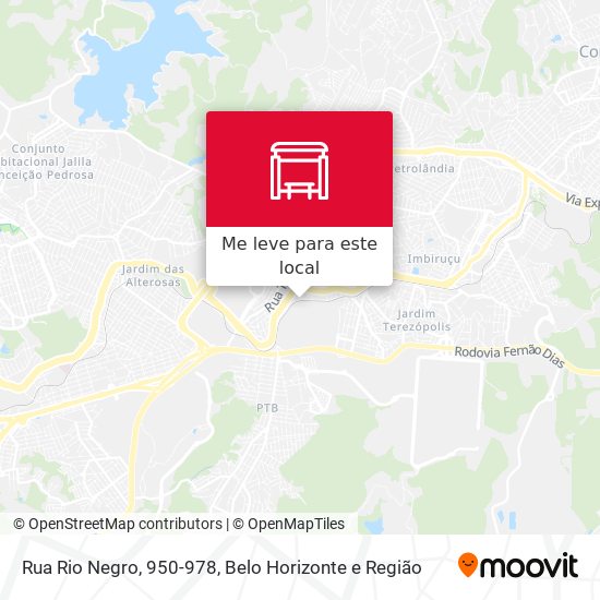 Rua Rio Negro, 950-978 mapa