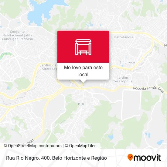 Rua Rio Negro, 400 mapa
