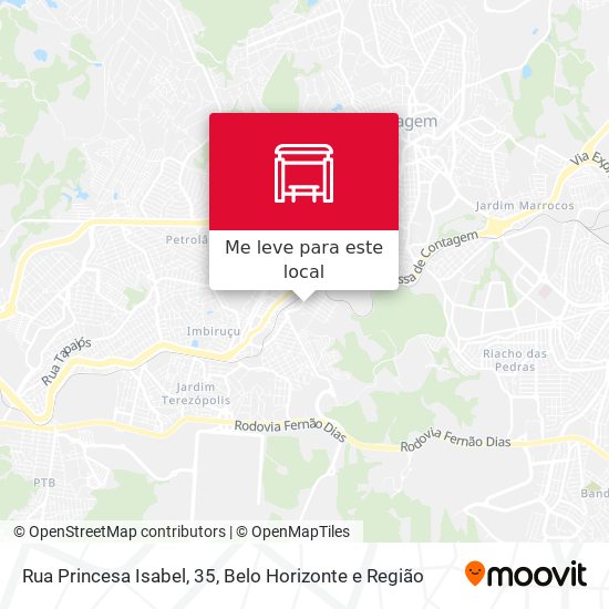Rua Princesa Isabel, 35 mapa