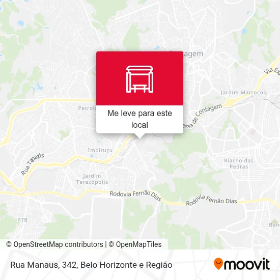 Rua Manaus, 342 mapa