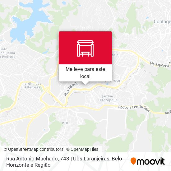 Rua Antônio Machado, 743 | Ubs Laranjeiras mapa