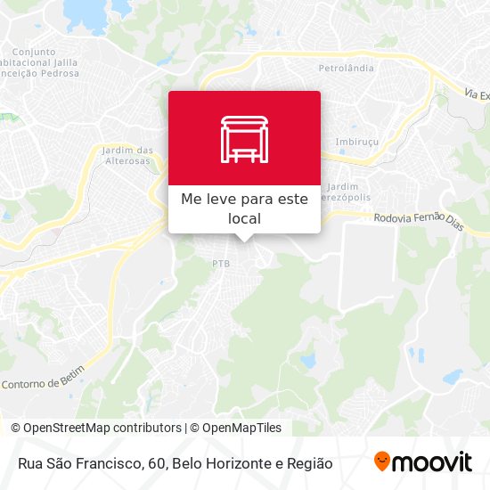 Rua São Francisco, 60 mapa
