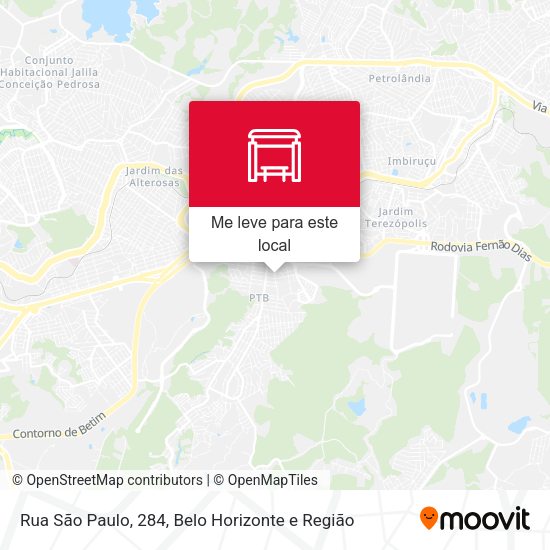 Rua São Paulo, 284 mapa