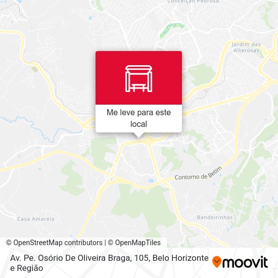 Av. Pe. Osório De Oliveira Braga, 105 mapa