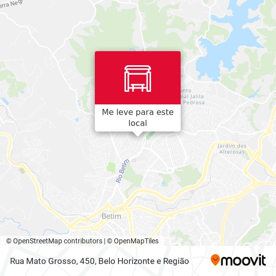 Rua Mato Grosso, 450 mapa