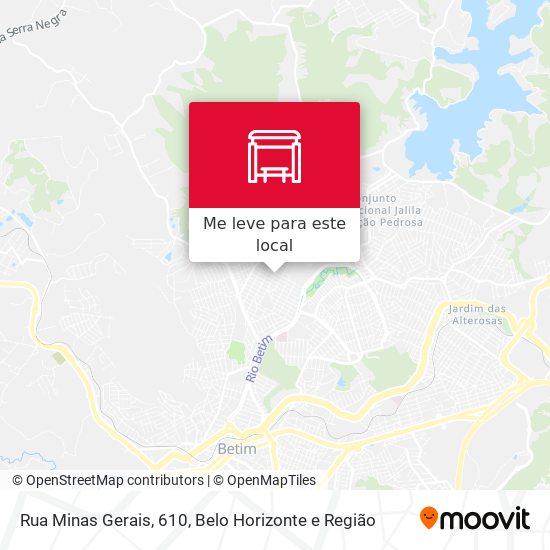 Rua Minas Gerais, 610 mapa