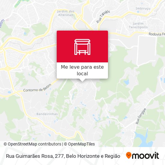 Rua Guimarães Rosa, 277 mapa