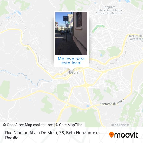 Rua Nicolau Alves De Melo, 78 mapa