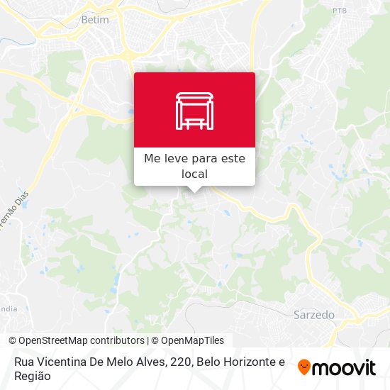 Rua Vicentina De Melo Alves, 220 mapa