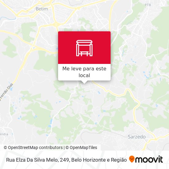 Rua Elza Da Silva Melo, 249 mapa