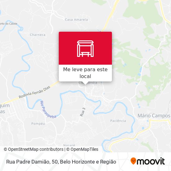 Rua Padre Damião, 50 mapa
