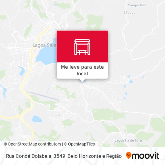 Rua Condé Dolabela, 3549 mapa