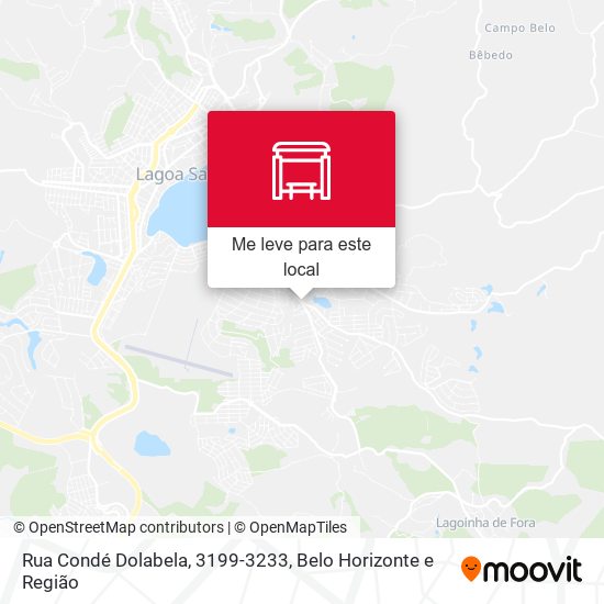 Rua Condé Dolabela, 3199-3233 mapa
