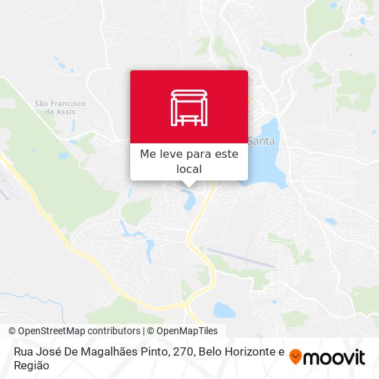 Rua José De Magalhães Pinto, 270 mapa