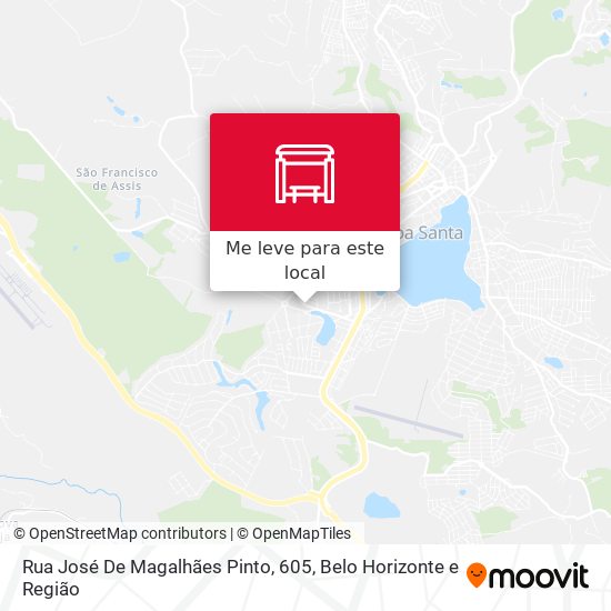 Rua José De Magalhães Pinto, 605 mapa