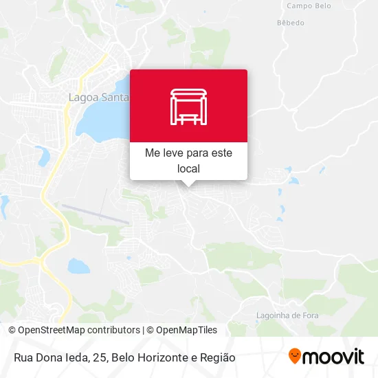 Rua Dona Ieda, 25 mapa