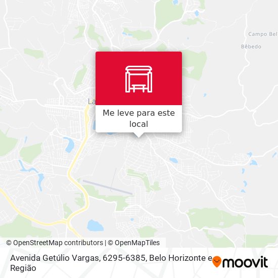 Avenida Getúlio Vargas, 6295-6385 mapa