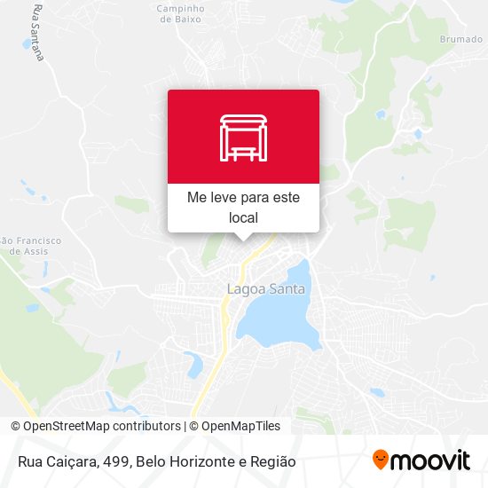 Rua Caiçara, 499 mapa