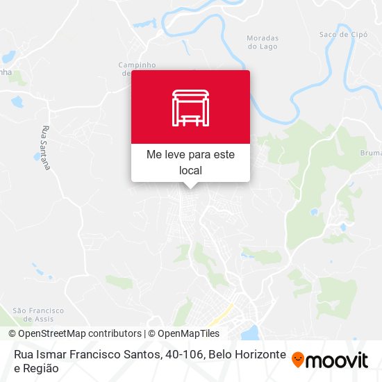 Rua Ismar Francisco Santos, 40-106 mapa
