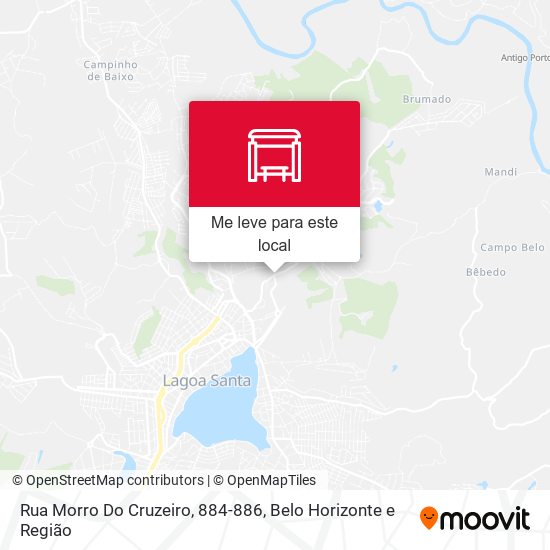 Rua Morro Do Cruzeiro, 884-886 mapa
