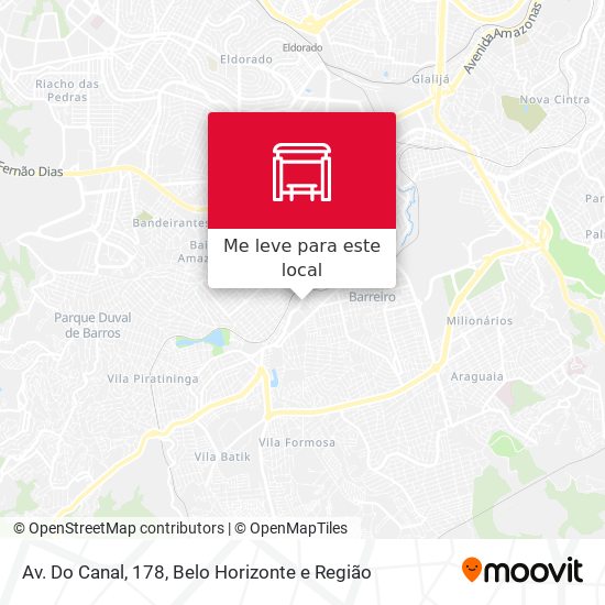 Av. Do Canal, 178 mapa