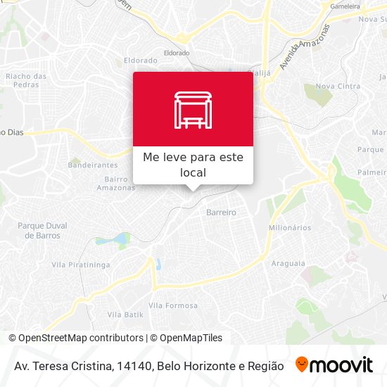 Av. Teresa Cristina, 14140 mapa