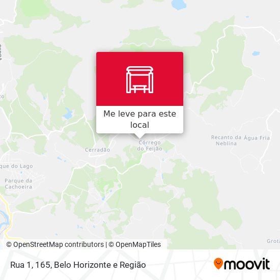 Rua 1, 165 mapa
