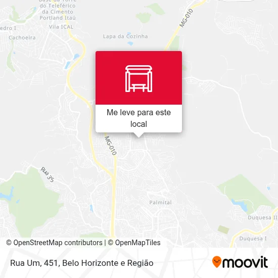 Rua Um, 451 mapa