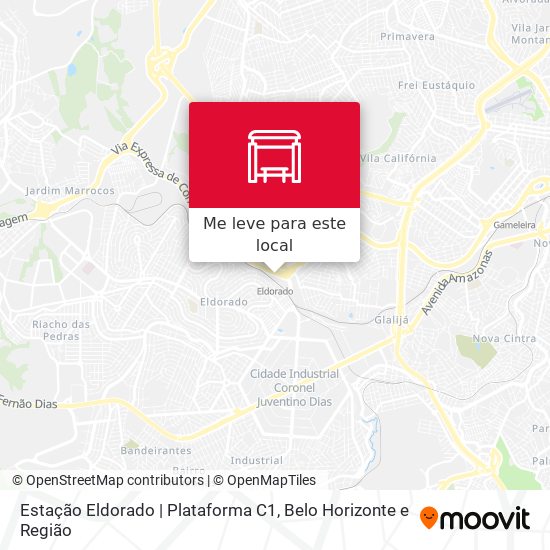 Estação Eldorado | Plataforma C1 mapa