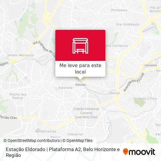 Estação Eldorado | Plataforma A2 mapa